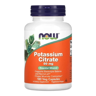 مکمل Potassium Citrate از برند NOW Foods