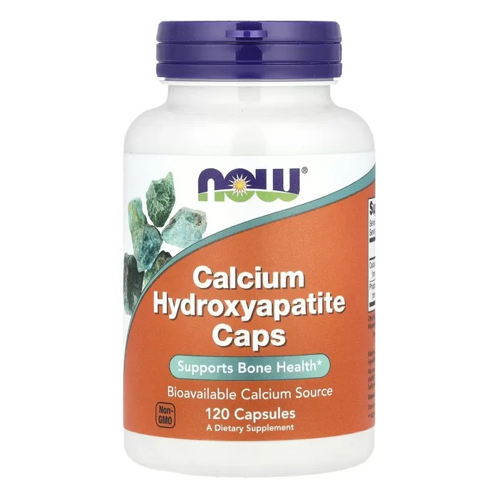کلسیم هیدروکسی آپاتیت ناو فودز Calcium Hydroxyapatite Caps Now Foods
