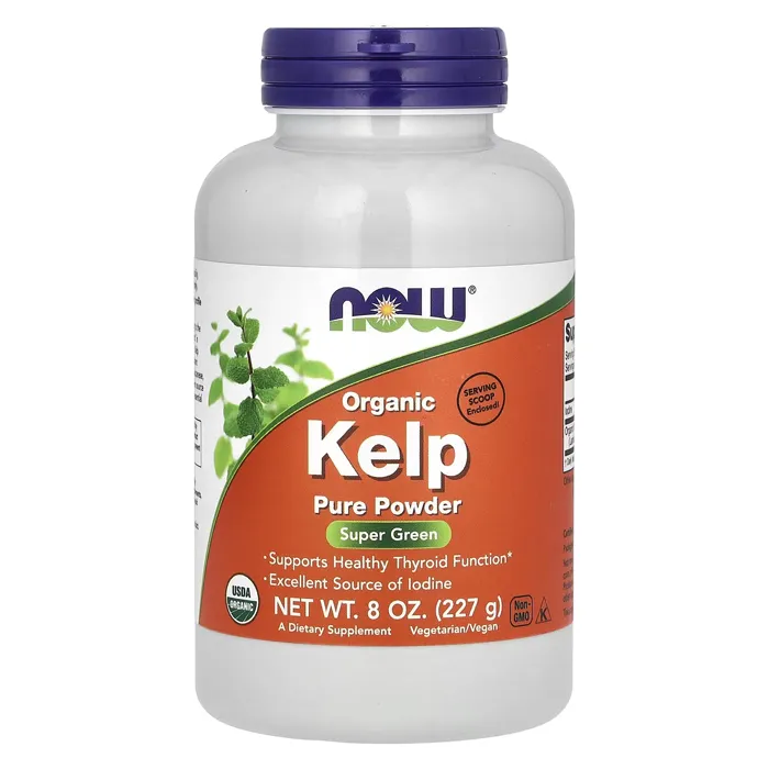 پودر جلبک دریایی ناو Organic Kelp Pure Powder Now Foods
