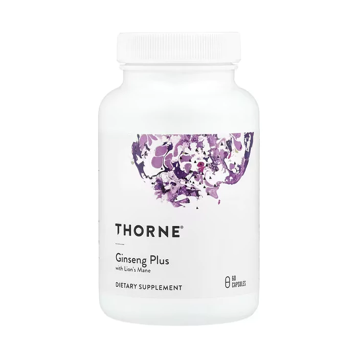 قرص جینسینگ اصل تورن Thorne Ginseng Plus with Lion's Mane