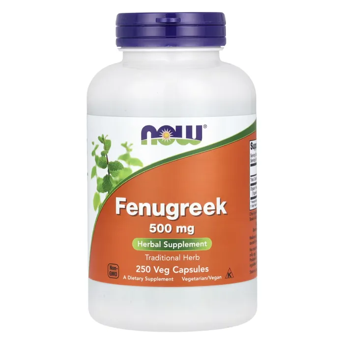 کپسول شنبلیله ناو 500 میلی گرم 100 عدد NOW Fenugreek