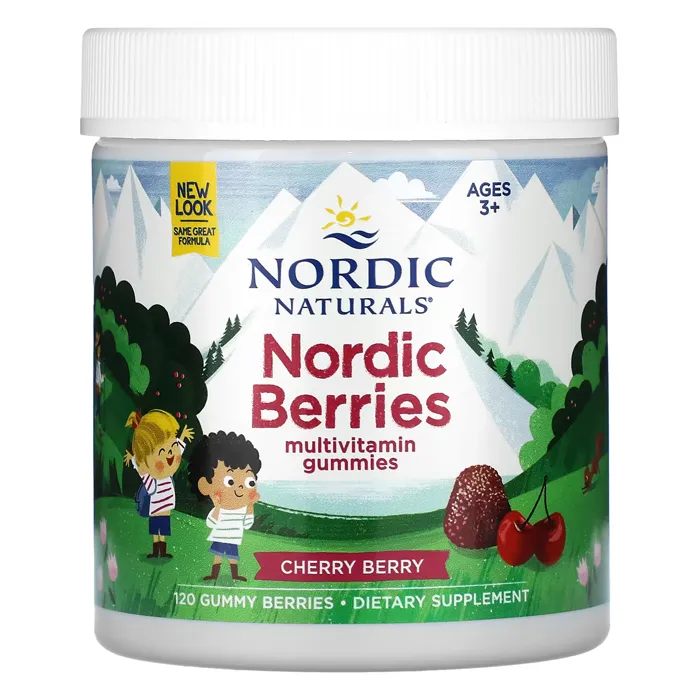 پاستیل مولتی‌ویتامین نردیک نچرالز Nordic Berries Multivitamin Gummies Nordic Naturals