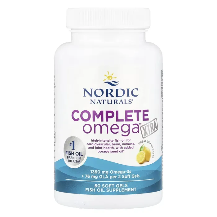 قرص امگا 3کمپلکس نردیک نچرالز Complete Omega Xtra, LemonNordic Naturals